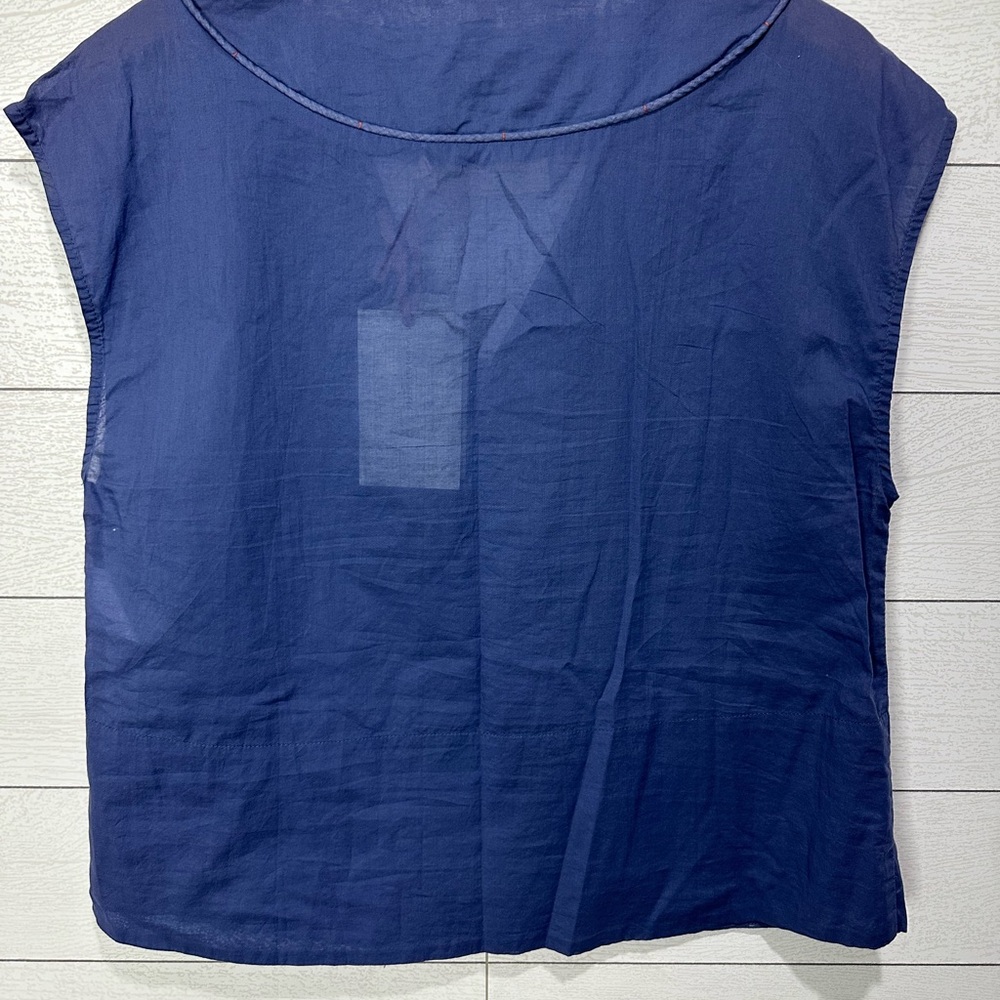 NWT le soleil d’ete blue top size small - Picture 2 of 9